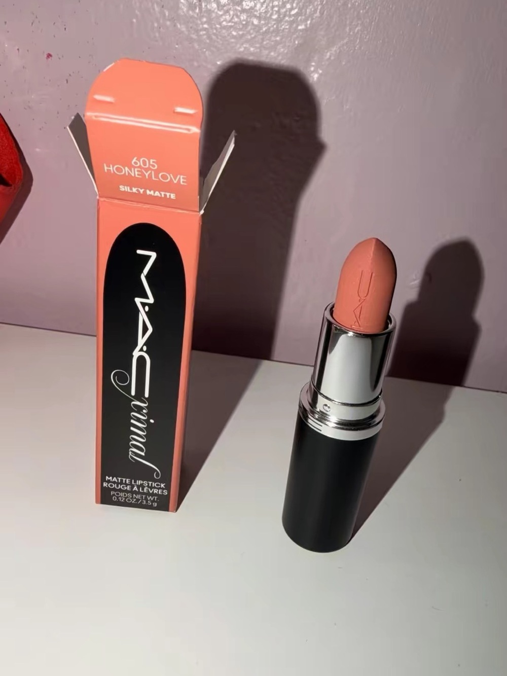 MAC Cosmetics 605 Honeylove Silky Matte Peach Nude